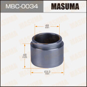 Поршень тормозного суппорта Masuma, передний, арт. MBC-0034