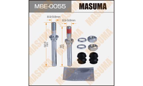 Ремкомплект направляющих тормозного суппорта Masuma, передний, арт. MBE-0055