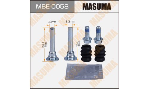 Ремкомплект направляющих тормозного суппорта Masuma, задний, арт. MBE-0058