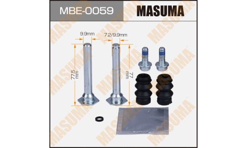 Ремкомплект направляющих тормозного суппорта Masuma, передний, арт. MBE-0059