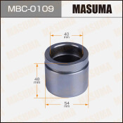 Поршень тормозного суппорта Masuma, передний, арт. MBC-0109
