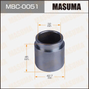 Поршень тормозного суппорта Masuma, задний, арт. MBC-0051