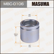 Поршень тормозного суппорта Masuma, передний, арт. MBC-0106