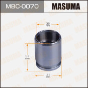 Поршень тормозного суппорта Masuma, задний, арт. MBC-0070