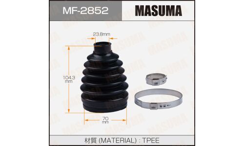 Пыльник ШРУСа Masuma, пластик (с хомутом), арт. MF-2852