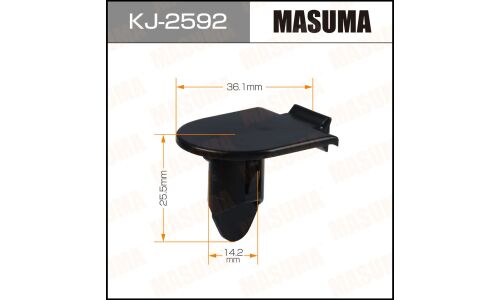 Клипса крепёжная бампера Masuma, для Lexus, Toyota, арт. KJ-2592