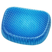 Подушка водителя CARFORT ортопедическая, гелевая, 430x360x40мм, синяя, арт. TP0701 Подушка водителя CARFORT ортопедическая, гелевая, 430x360x40мм, синяя, арт. TP0701