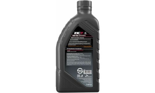 Масло для мототехники ZIC M7 4T 10w40, синтетическое, API SM, JASO MA2, 4-тактное, 1л, арт. 132027