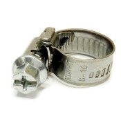 Хомут червячный Norma Ø8-16мм, ширина 9мм, 1 шт