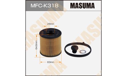 Фильтр масляный Masuma, арт. MFC-K318