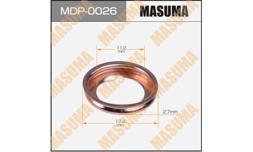 Шайба (прокладка) для болта маслосливного MASUMA, NISSAN 11.2x17.4x2.7