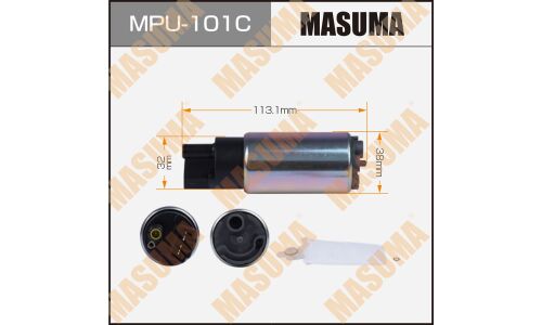 Насос топливный (бензонасос) Masuma, с графитовым коллектором, арт. MPU-101C