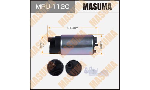 Насос топливный (бензонасос) Masuma, с графитовым коллектором, для Toyota Camry / Prius, арт. MPU-112C