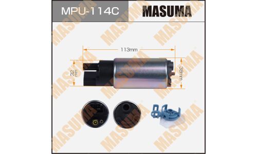 Насос топливный (бензонасос) Masuma, с графитовым коллектором, арт. MPU-114C