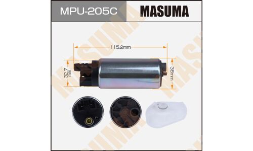 Насос топливный (бензонасос) Masuma, с графитовым коллектором, для Nissan X-Trail / Murano, арт. MPU-205C