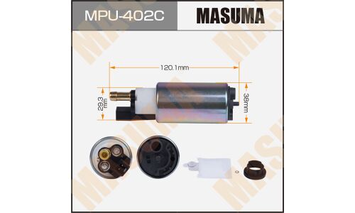 Насос топливный (бензонасос) Masuma, с графитовым коллектором, арт. MPU-402C