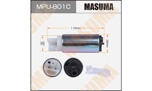 Бензонасос MASUMA, PAJERO, XV / V83W, G33, сетка MPU-001, графитовый коллектор