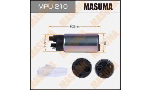 Насос топливный (бензонасос) Masuma, с фильтром, для Nissan Tiida / Sentra, арт. MPU-210