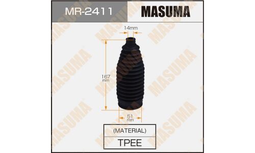 Пыльник рулевой рейки Masuma, пластик, арт. MR-2411
