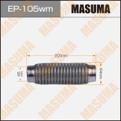 Гофра глушителя Masuma, WireMesh, 45x200мм, усиленная, 3-слойная, арт. EP-105wm