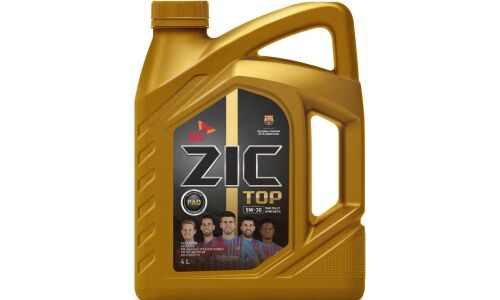 Масло моторное ZIC TOP 5w30, синтетическое, API SL, ACEA A3/B4, универсальное, 4л + незамерзайка ZIC Super Windshield Washer, -20°C, 3.5л, арт. 162681p