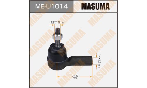 Наконечник рулевой тяги Masuma, для Chevrolet Aveo, арт. ME-U1014