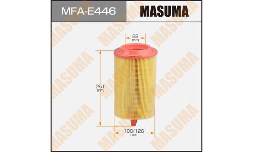 Воздушный фильтр A0125 MASUMA LHD MERCEDES-BENZ E-CLASS (W212), E-CLASS COUPE (C207) (1/24)