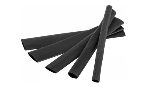 Трубки термоусадочные Navigator, Ø2-1 / 3-1.5 / 4-2 / 5-2.5 / 6-3 / 8-4мм, длина 100мм, чёрные, 30 шт, арт. NST-4-6-8-10-30-BL/71919