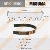 Ремень поликлиновый Masuma, арт. 6PK-1550
