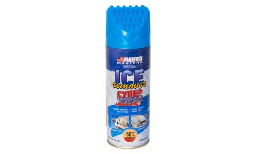 Размораживатель стёкол и замков ABRO Masters Ice Remover, аэрозоль 400мл (с крышкой-скребком), арт. WD-300-AM-R