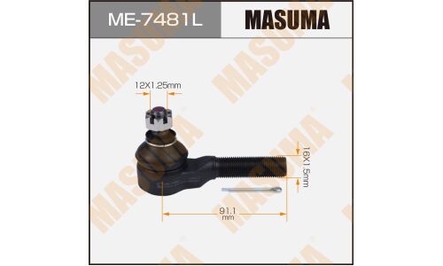 Наконечник рулевой тяги Masuma, левый, арт. ME-7481L