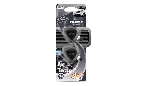 Ароматизатор в дефлектор Yammy Anti Tobacco (Антитабак), жидкий, клипса, арт. F027