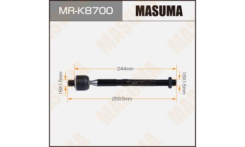 Тяга рулевая Masuma, для KIA Cerato, арт. MR-K8700