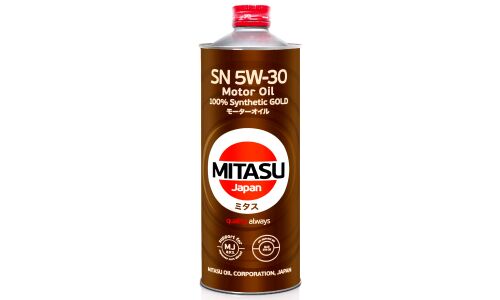 MITASU кр-д GOLD 5W30 SN/GF-5 синтетика 1л (1/20)