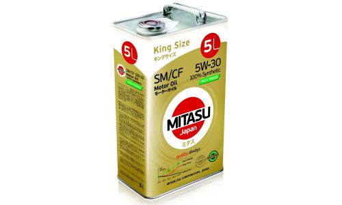 Масло моторное Mitasu Moly-Trimer 5w30, синтетическое, API SM/CF, ILSAC ...