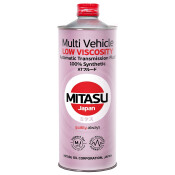 Масло трансмиссионное Mitasu Low Viscosity Multi Vehicle ATF, синтетическое, универсальное для АКПП, 1л, арт. MJ-325/1