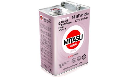 Масло трансмиссионное Mitasu Premium Multi Vehicle ATF, синтетическое, универсальное для АКПП, 4л, арт. MJ-328/4
