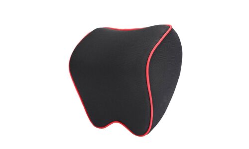 Подушка на подголовник сидения, 250x110x230мм, черная, арт. YK02