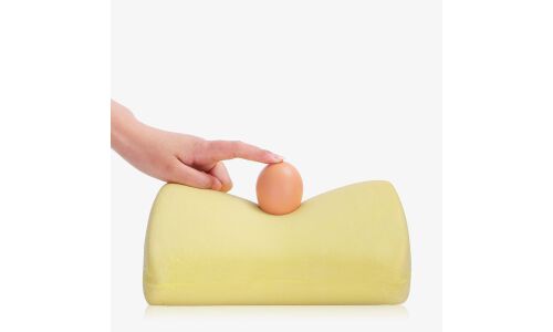 Подушка на подголовник сидения, 250x110x230мм, черная, арт. YK02