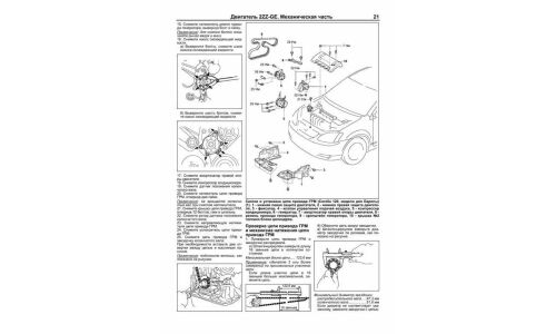 Руководство по ремонту и обслуживанию бензиновых двигателей Toyota (1ZZ-FE, 2ZZ-GE, 4ZZ-FE, 3ZZ-FE)