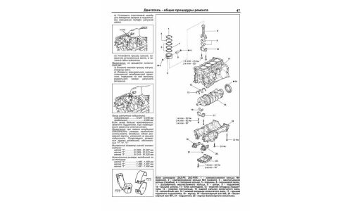 Руководство по ремонту и обслуживанию бензиновых двигателей Toyota (2AZ-FE, 1AZ-FE, 1AZ-FSE)