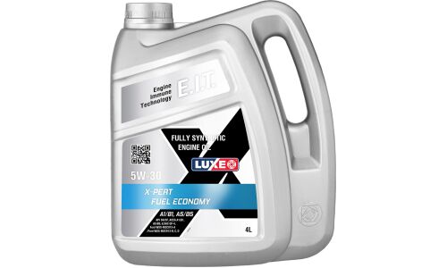 Масло моторное Luxe E.I.T. X-Pert Fuel Economy 5w30, синтетическое, API SN/CF, ILSAC GF-4, ACEA A1/B1/A5/B5, универсальное, 4л, арт. 30369