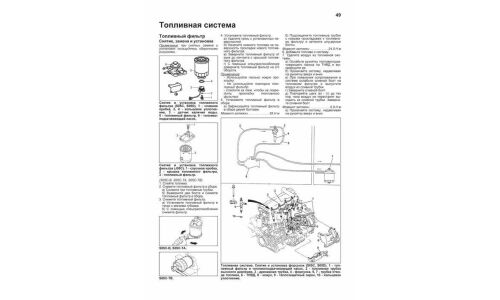 Руководство по ремонту и обслуживанию дизельных двигателей Toyota, Hino (J05C, S05C, S05D)