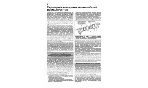Руководство по эксплуатации, техническому обслуживанию и ремонту Hyundai Porter, Hyundai H100, Hyundai Grace с бензиновым и дизельным двигателями (1993-2012 гг.)