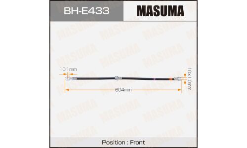 Шланг тормозной Masuma для Volkswagen Tiguan, передний, арт. BH-E433