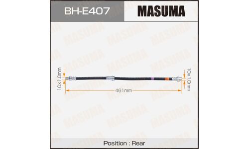Шланг тормозной Masuma для BMW 1-Series (E82) / X6 (F16), передний, арт. BH-E407
