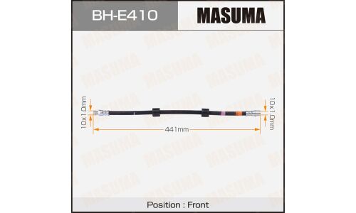 Шланг тормозной Masuma для BMW 5-Series (E39), передний, арт. BH-E410