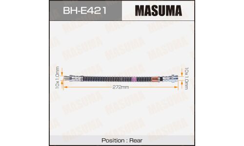 Шланг тормозной Masuma для Mercedes-Benz CL55 AMG / CL500, задний, арт. BH-E421