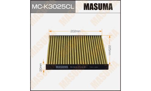 Фильтр салонный Masuma, угольный, арт. MC-K3025CL