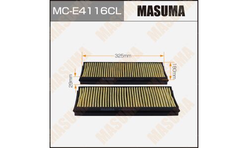 Фильтр салонный Masuma, угольный, арт. MC-E4116CL